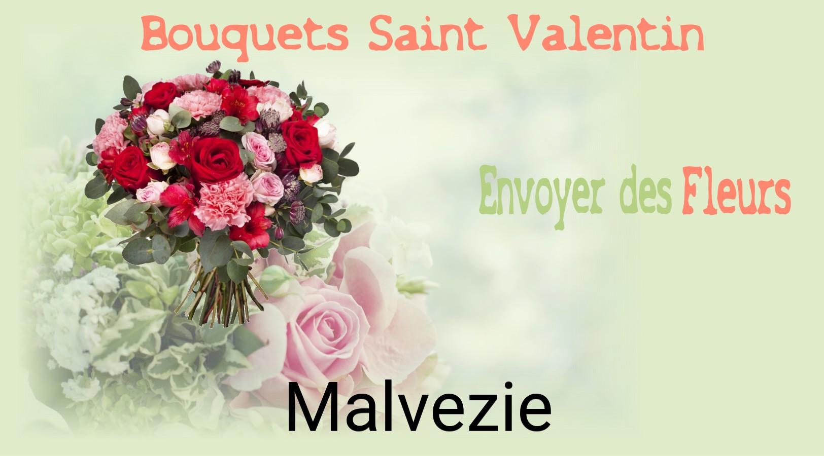 Roses de Saint-Valentin livrées à Malvezie